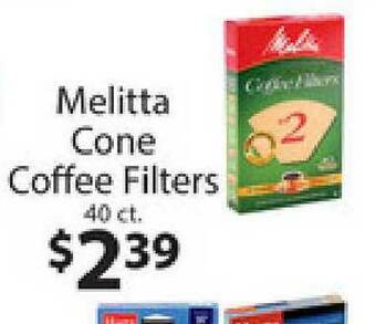Melitta Cone Coffee Filters
