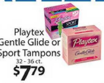 Playtex Gentle Glide Or Sport Tampons