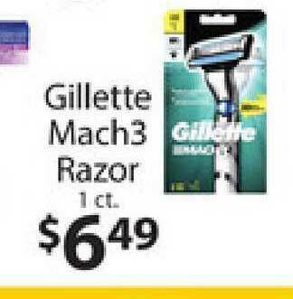 No Frills Supermarkets Gillette Mach3 Razor offer