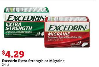 Fareway Excedrin Extra Strength Or Migraine offer