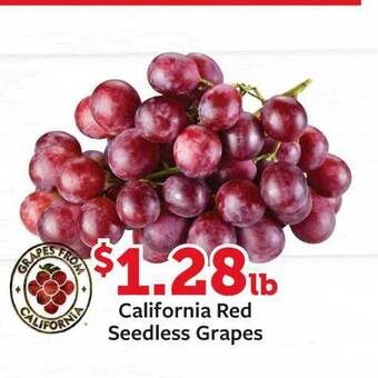 Fareway California Red Seedless Grapes offer