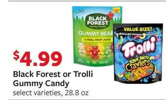 Fareway Black Forest Or Trolli Gummy Candy offer