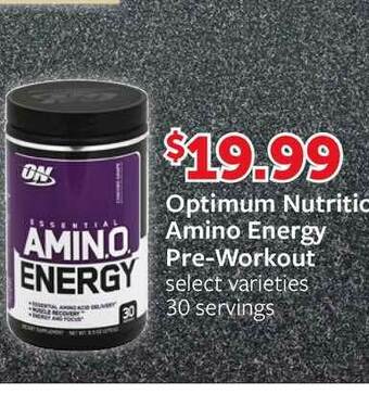 Fareway Optimum Nutrition Amino Energy Pre-Workout offer