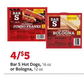 Fareway Bar S Hot Dogs Or Bologna offer