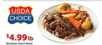 Fareway Boneless Chuck Roast offer