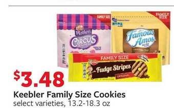 Fareway Keebler Family Size Cookies offer