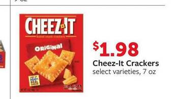 Fareway Cheez-It Crackers offer