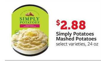 Fareway Simply Potatoes Mashed Potatoes offer