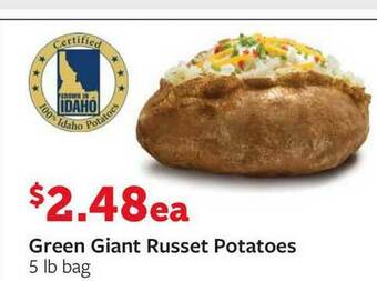 Fareway Green Giant Russet Potatoes offer