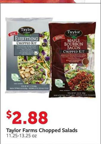 Fareway Taylor Farms Chopped Salads offer