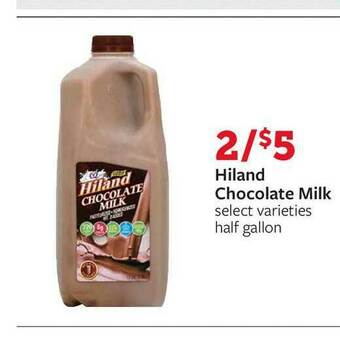 Fareway Hiland Chocolate Milk offer