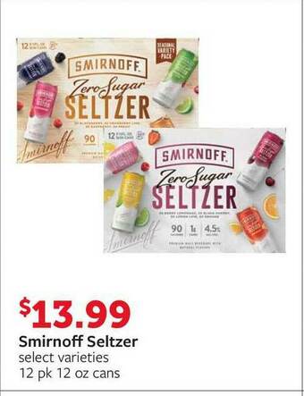 Fareway Smirnoff Seltzer offer