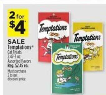 Dollar General Temptations cat treats offer