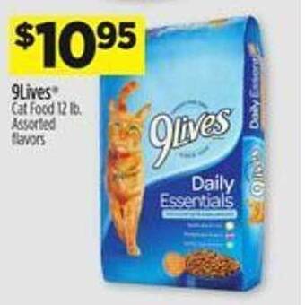 Dollar General 9lives cat food offer