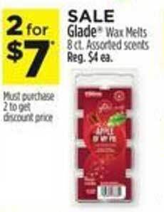 Dollar General Glade wax melts offer