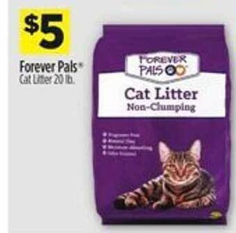 Dollar General Forever pals cat litter offer