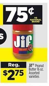 Dollar General Jif peanut butter offer