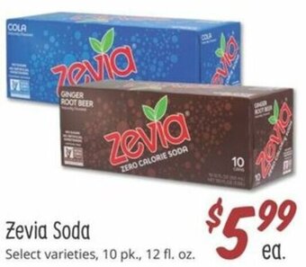 Sprouts Farmers Market Zevia Soda offer
