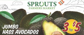 Sprouts Farmers Market Jumbo Hass Avocados offer