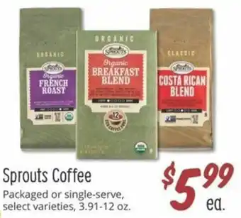 Sprouts Farmers Market Sprouts Coffee 3.91-12 oz offer