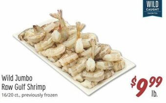 Sprouts Farmers Market Wild Jumbo Raw Gulf Shrimp offer