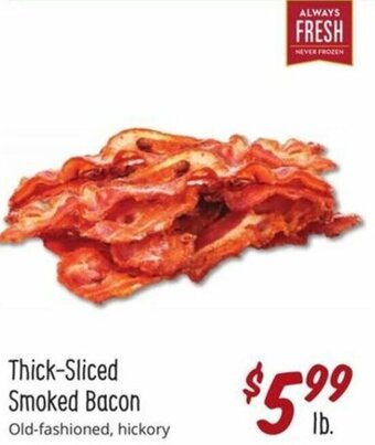 Sprouts Farmers Market Thick-Sliced Smoked Bacon offer