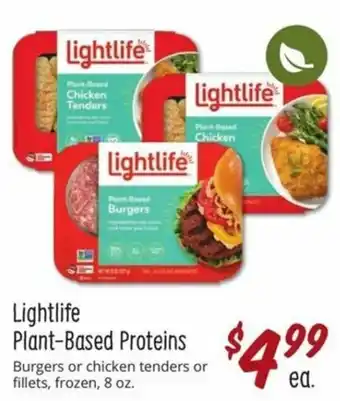 Sprouts Farmers Market Lightlife Plant-Based Proteins 8 oz offer