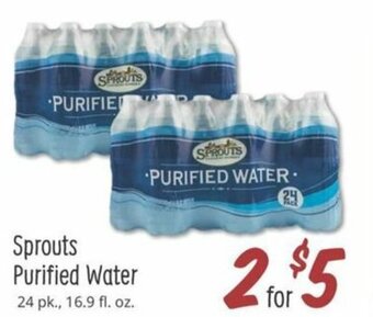 Sprouts Farmers Market Sprouts Purified Water offer