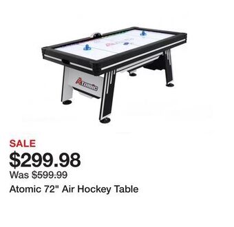 Dick's Sporting Goods Atomic 72" air hockey table offer