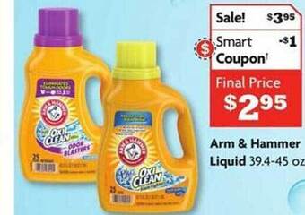 Family Dollar Arm & hammer liquid offer