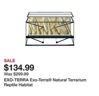 Petsmart Exo-terra® natural terrarium reptile habitat offer
