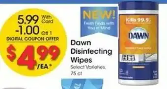 Dawn Disinfecting Wipes