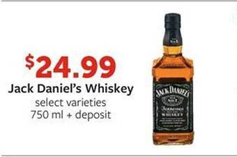 Fareway Jack daniel's whiskey offer