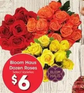 Fry's Bloom Haus Dozen Roses offer