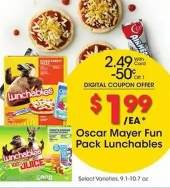 Oscar Mayer Fun Pack Lunchables
