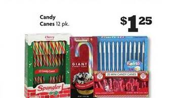 Family Dollar Candy canes offer
