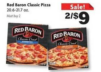 Family Dollar Red baron classic pizza offer