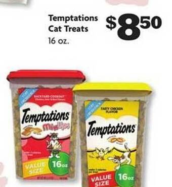 Family Dollar Temptations cat treats offer