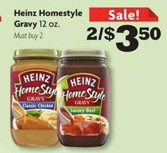 Family Dollar Heinz homestyle gravy offer