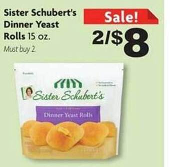 Family Dollar Sister schubert's dinner yeast rolls offer
