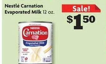 Family Dollar Nestlé carnation evaporated milk offer