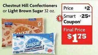 Family Dollar Chestnut hill confectioners or light brown sugar offer