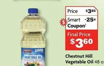 Family Dollar Chestnut hill vegetable oil offer