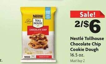 Family Dollar Nestlé tollhouse chocolate chip cookie dough offer