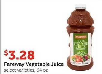 Fareway Fareway vegetable juice offer