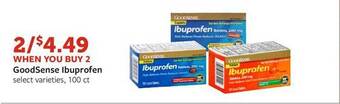 Fareway Goodsense ibuprofen offer