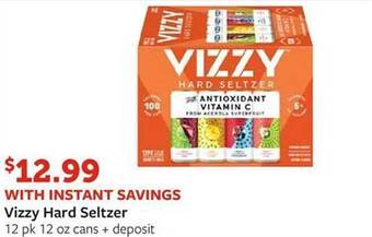 Fareway Vizzy hard seltzer offer