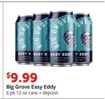 Fareway Big grove easy eddy offer