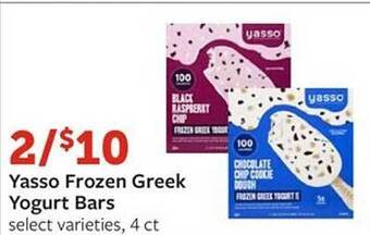 Fareway Yasso frozen greek yogurt bars offer