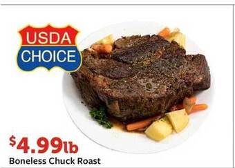 Fareway Boneless chuck roast offer